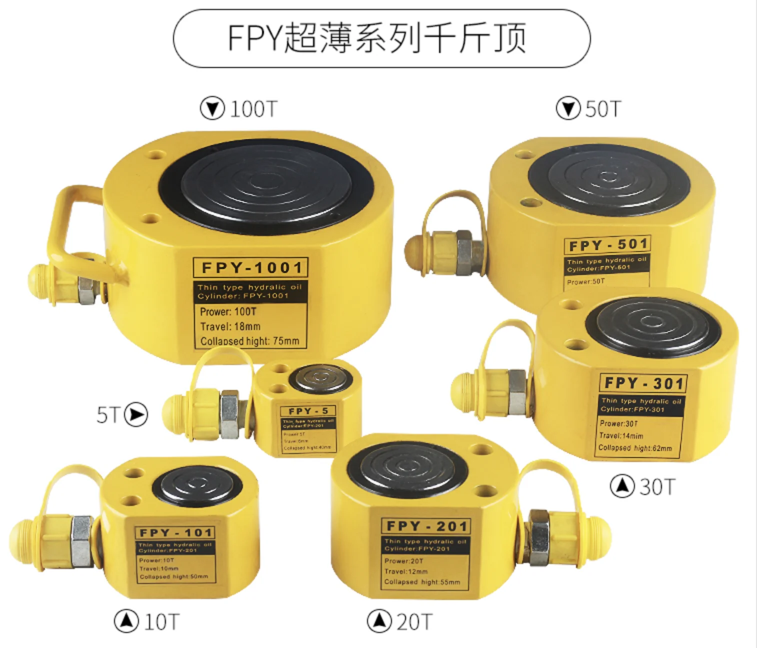 Гидравлический домкрат + ручной гидравлический насос CP700 (50 т 16 мм)|Гидравлические
