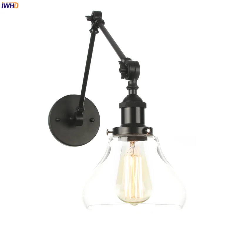 

Винтажный светодиодный светильник IWHD в стиле ретро для спальни, бара, кафе, зеркала, лестницы