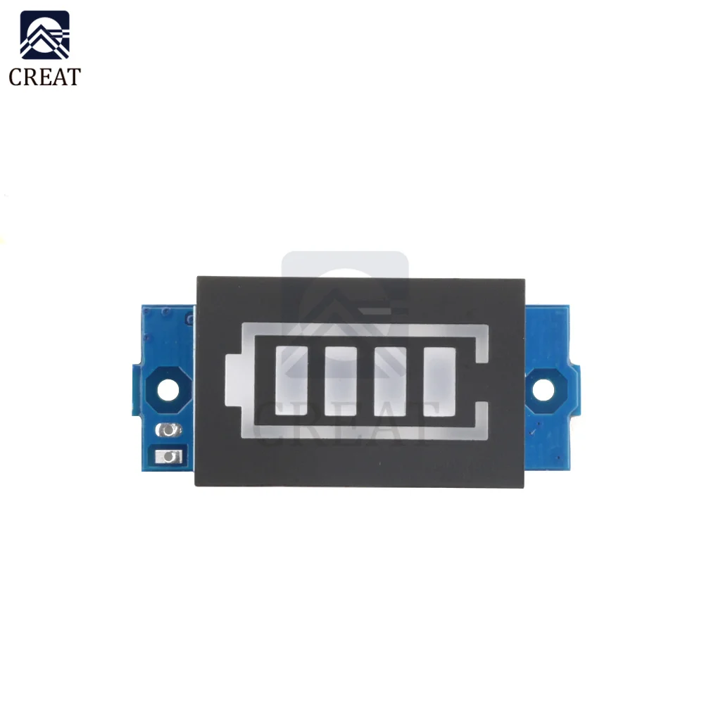 Фонарь с индикатором емкости литиевых аккумуляторов серии 4 16 8 в синий дисплей