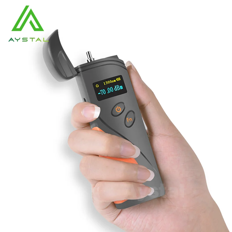 Ftth High Precision Handheld Mini Optical Fiber Power Meter -70 to +3 dBm Fiber Optic Cable Tester -50 to +20 dBm OPM