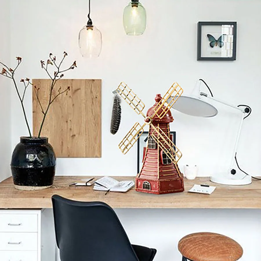 Творческий дом Ретро ветряные мельницы Копилка Сейф для денег Детская Банк