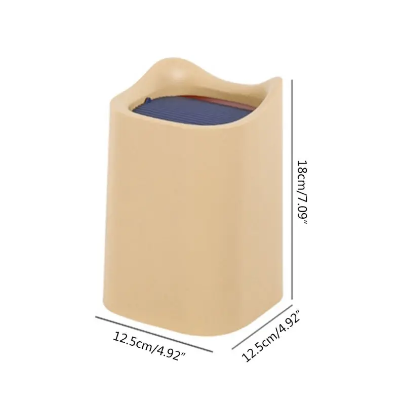 Настольная мини корзина для мусора E8FE коробка хранения мелочей мусорная