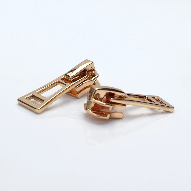 Rosegold 10 шт. автоматический замок 5# молнии ползунки для металлической молнии молния Ремонтный комплект швейная молния голова DIY аксессуары для одежды - Цвет: Rosegold