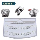 Ортодонтические самолигирующие брекеты 20 шт.компл. 0,022, Стоматологические Ортодонтические пассивные самолигирующие брекеты MBT.Roth 345, крючок на арчилке