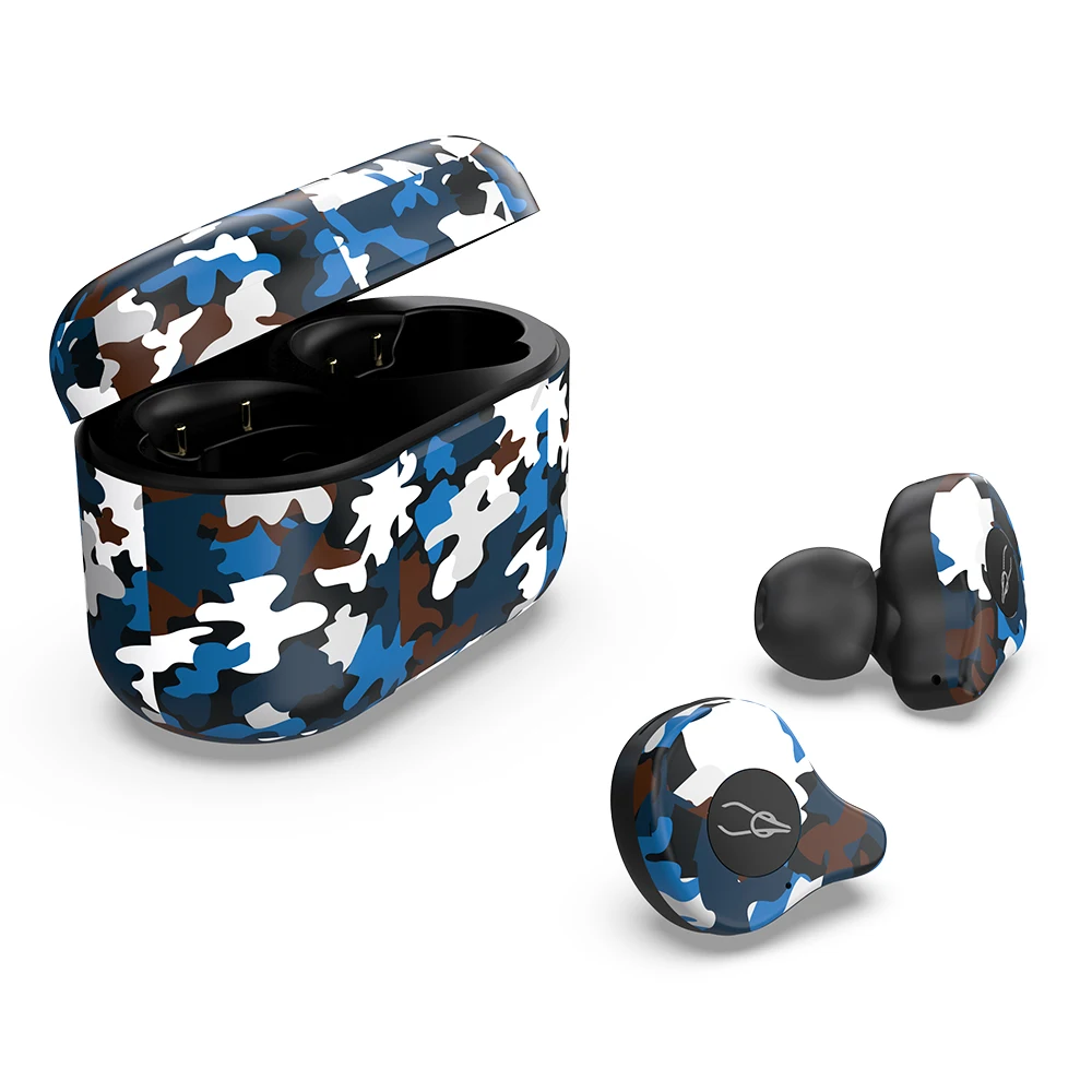 Камуфляж Sabbat E12 Ультра Камуфляж TWS истинный беспроводной v5.0 Bluetooth наушник aptX Беспроводное зарядное устройство гарнитура в ухо St