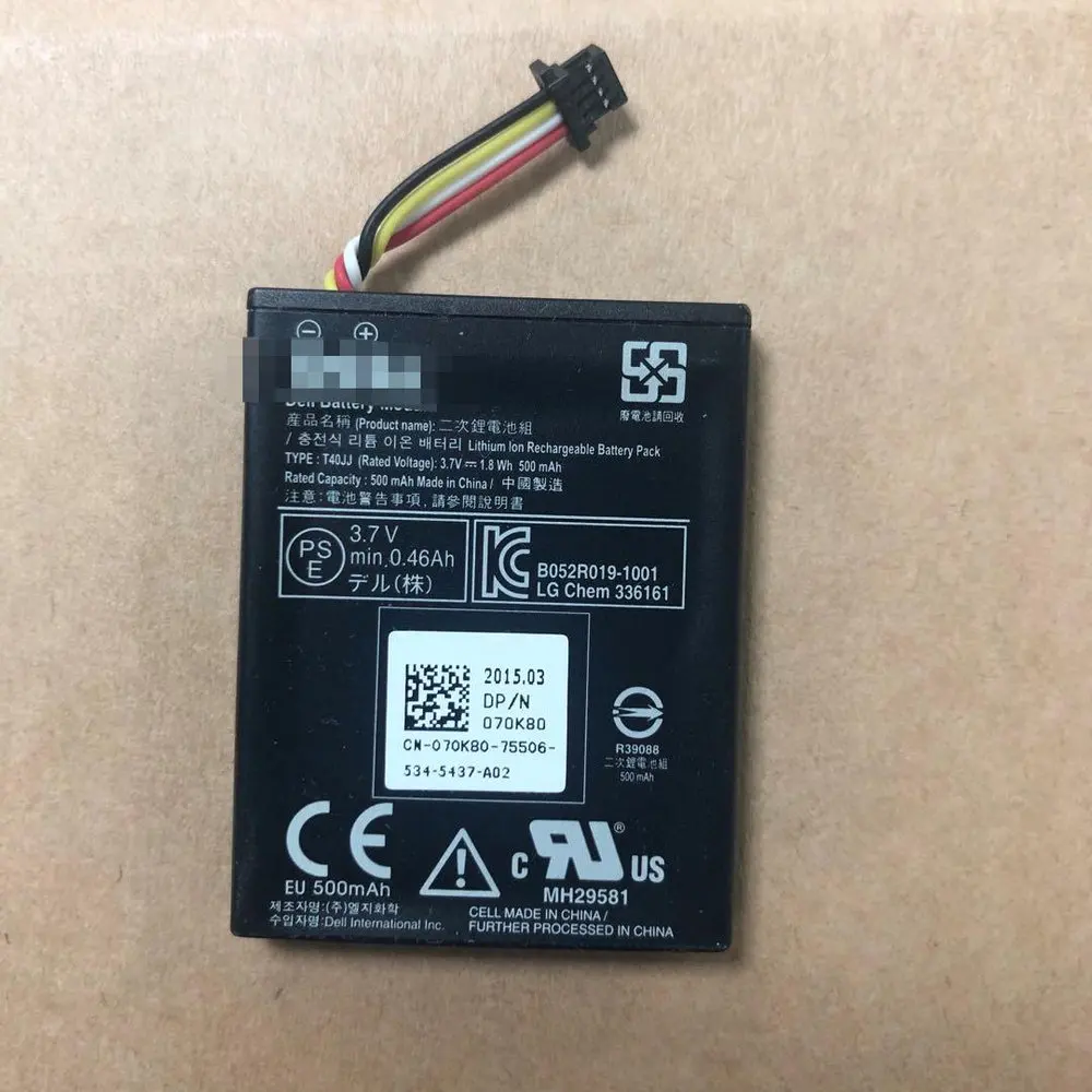 T40JJ TTVVV TY8F9 для R620 R720 R820 PERC H710 H710P H810 070K80 70K80 H132V 0H132V|Аккумуляторы мобильных