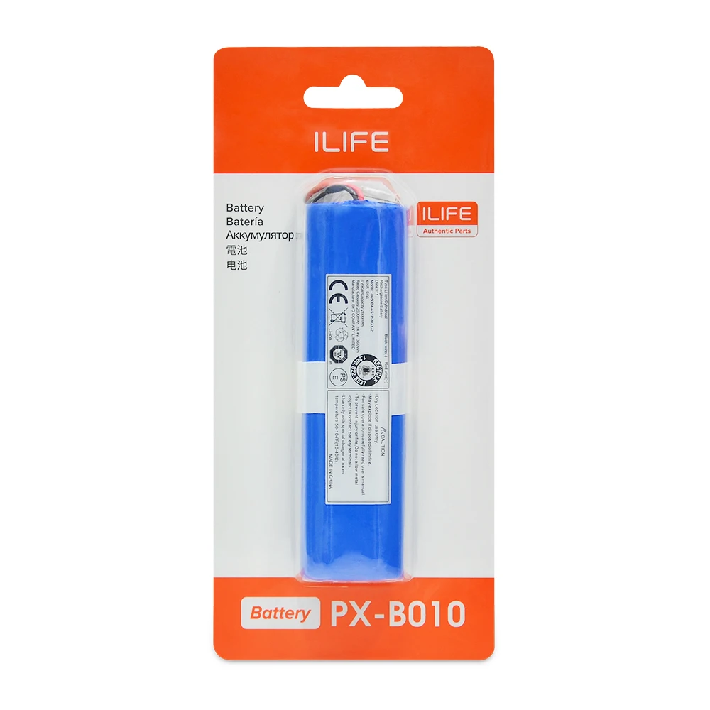 Литий ионный аккумулятор ILIFE для V3s Pro V5s V8s V8 Plus 2600mAh 14 4 V PX B010|Запчасти пылесоса| |