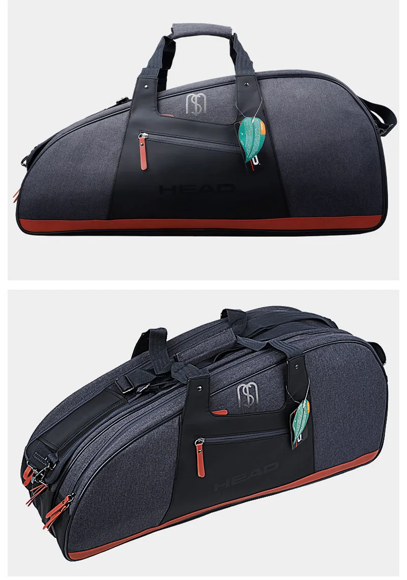 Tennis Squash Rackets Bag Head New Women Sharapova Same Type Shoulder Bags 6-9 Rackets Durable High Quality Handbag Storage Bag