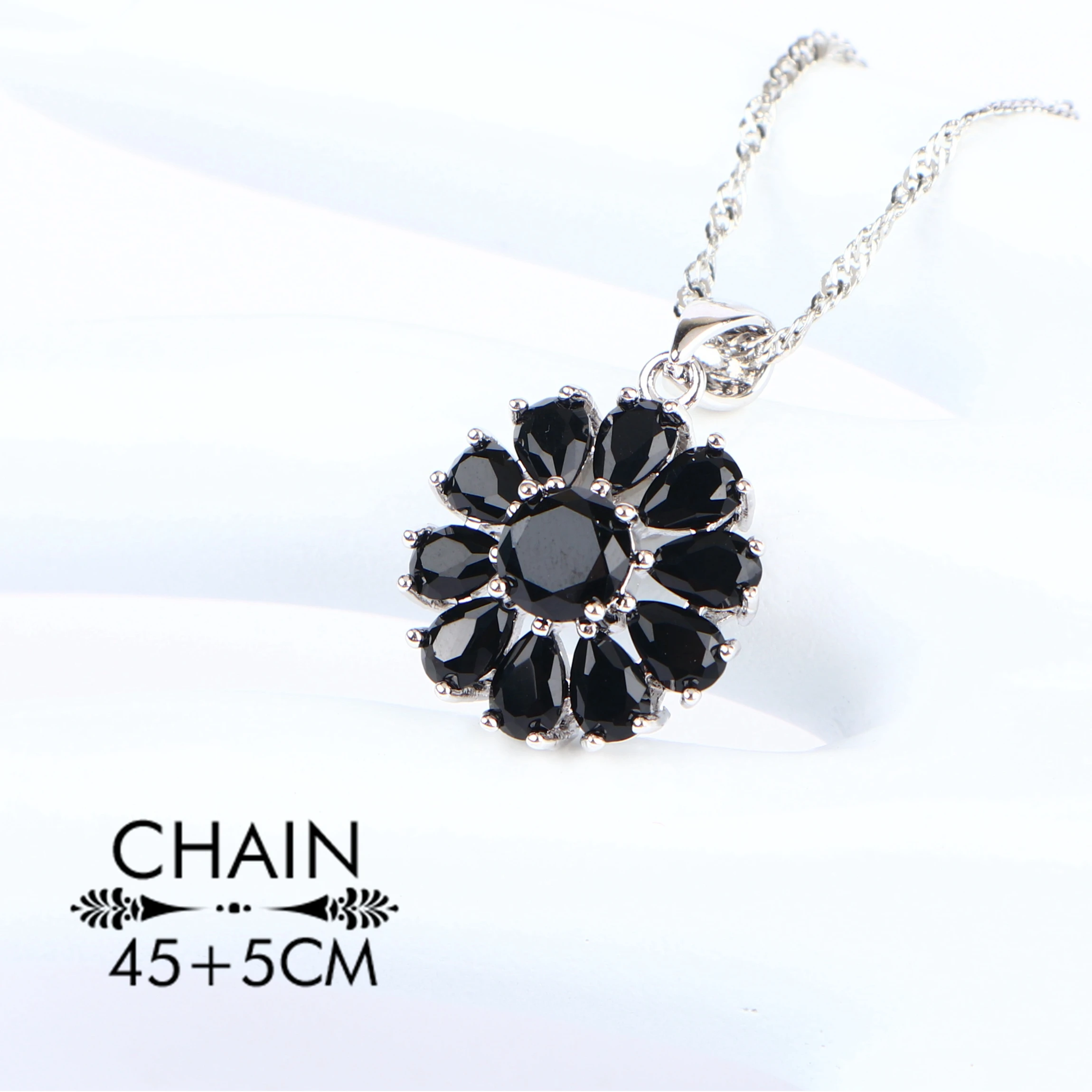 Женский Свадебный костюм из серебра 925 пробы набор свадебных украшений с