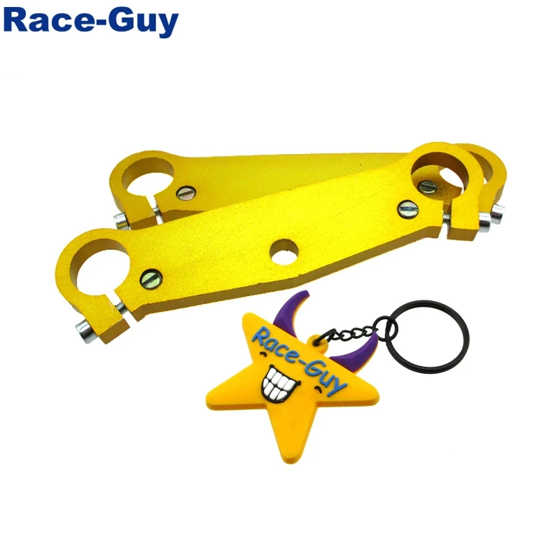 Передняя вилка тройные зажимы для деревьев пластина китайского 2-тактного 47cc 49cc