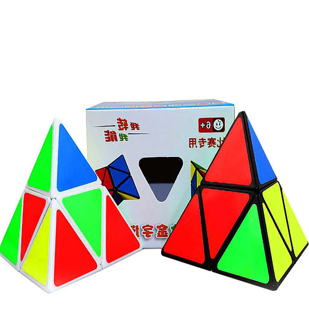 ShengShou 2x2x2 Пирамида безопасный ABS Кубик Рубика для профессионалов ультра гладкая 2x2