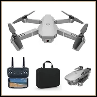 e68 pro mini drone 2 4k camera wide angle dron wifi fpv height hold mode gesture photo rc bag foldable quadcopter kids gift