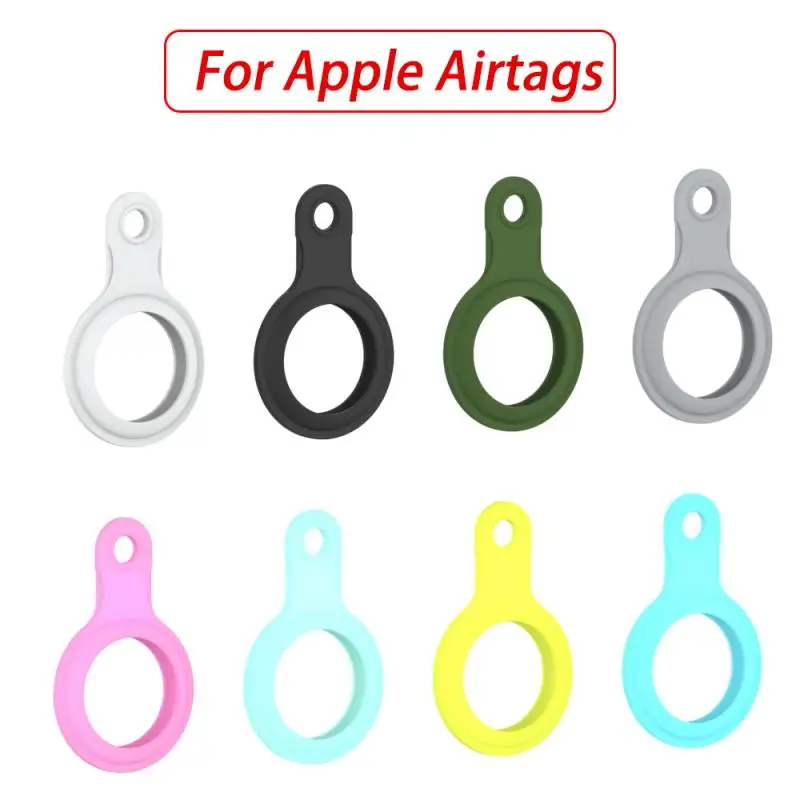 

8 цветов Чехол для Apple Airtags силиконовый защитный рукав для Apple локатор gps трекер анти-потерянный устройство брелок защитный рукав