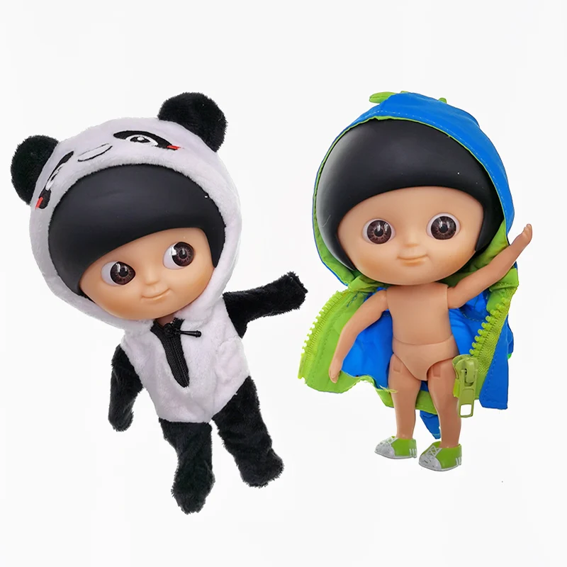 16 см куклы с большой головой IXDOLLS одеждой DIY Туалетная игрушка милые модные