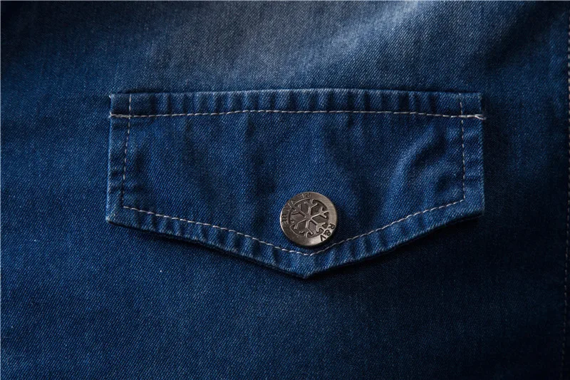 

Fall Spring Autumn Fashion Mens Denim Shirt Long Sleeve Cotton Jeans Shirts For Men Casual Slim Fit Male Tops Clothes Plus Size
