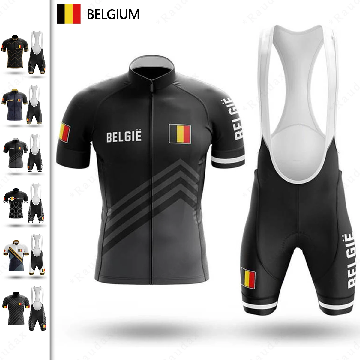 

Belgium Cycling Set 2022 New Team Cycling Clothing Summer Quick Dry Men Bike Uniform MTB Racing Sport Ropa De Ciclismo Suit