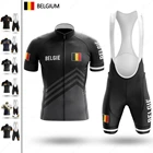 Велосипедный комплект из Бельгии, новинка 2022, одежда для велоспорта, летняя быстросохнущая Мужская велосипедная форма, спортивный костюм для горных велосипедов и гонок