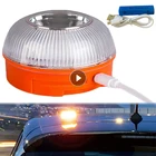 Автомобильный аварийный фонарь V16, сертифицированный Dgt, вспомогательный фонарь, магнитный мигающий маячок, Предупреждение ждающий сигнал безопасности дорожного движения, сигнал остановки V16