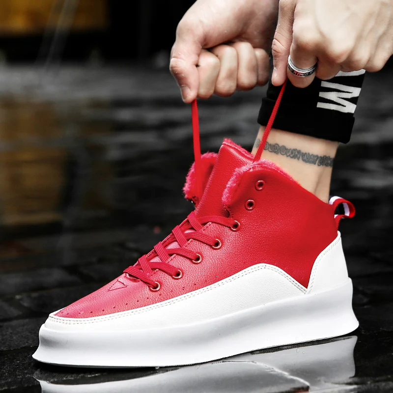 

Mens High Top Shoes Men Casual Shoes Fashion Sneakers For Zapatos Casuales Para Hombre Hightop Mens Hot Sale Sapato Black Sport