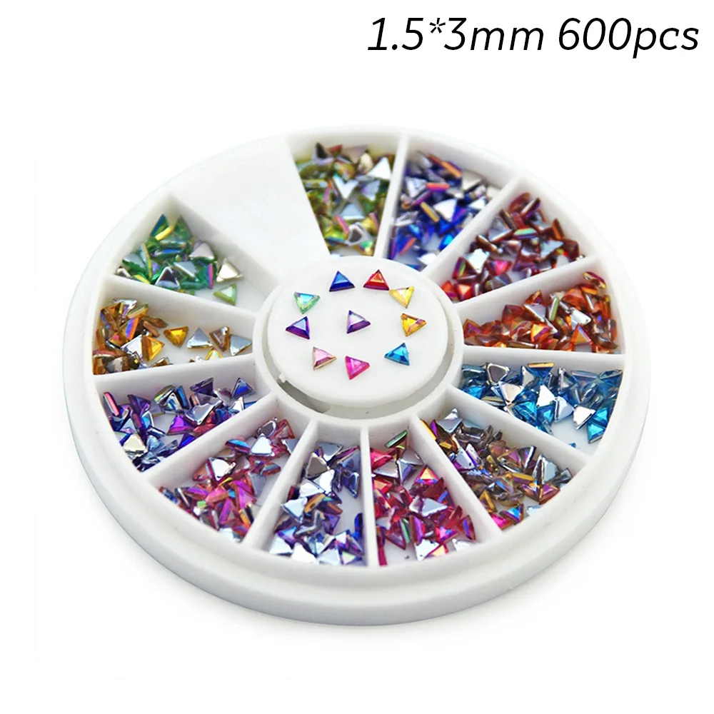 Стразы для ногтей Rolabling Star Rainbow Diamond, акриловые украшения, аксессуары для ногтей, маникюрные Стразы