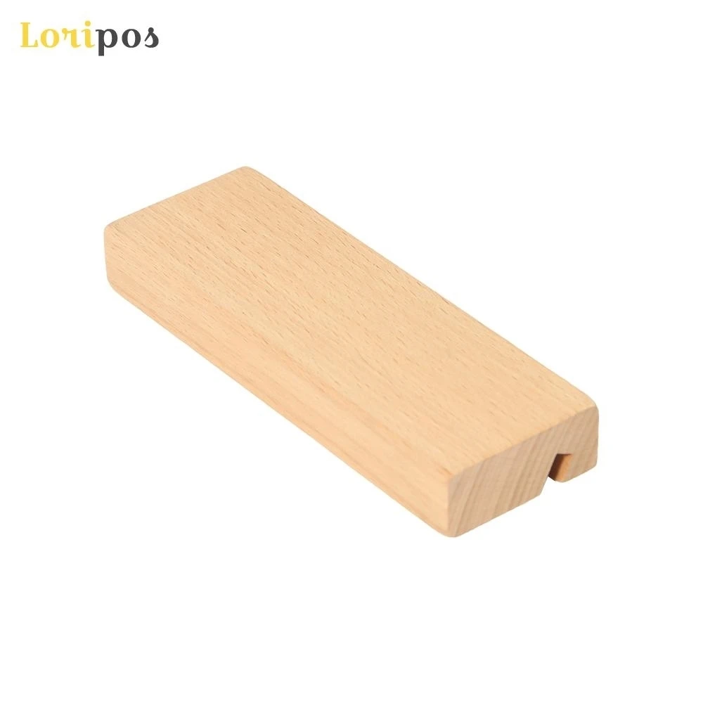 Menu Stand Wood Block Signs Clip Brick Postcard Paper Photo Picture Card Holder Clamp Table Decor Desk | Дом и сад