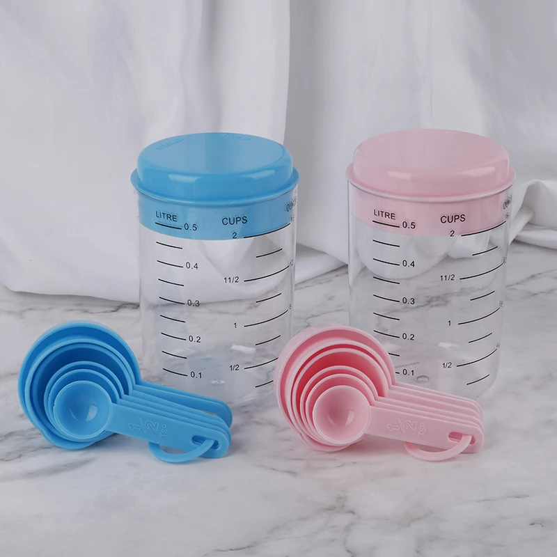 Кухонные чашки набор ложек инструменты для приготовления пищи 7 шт Пластиковые