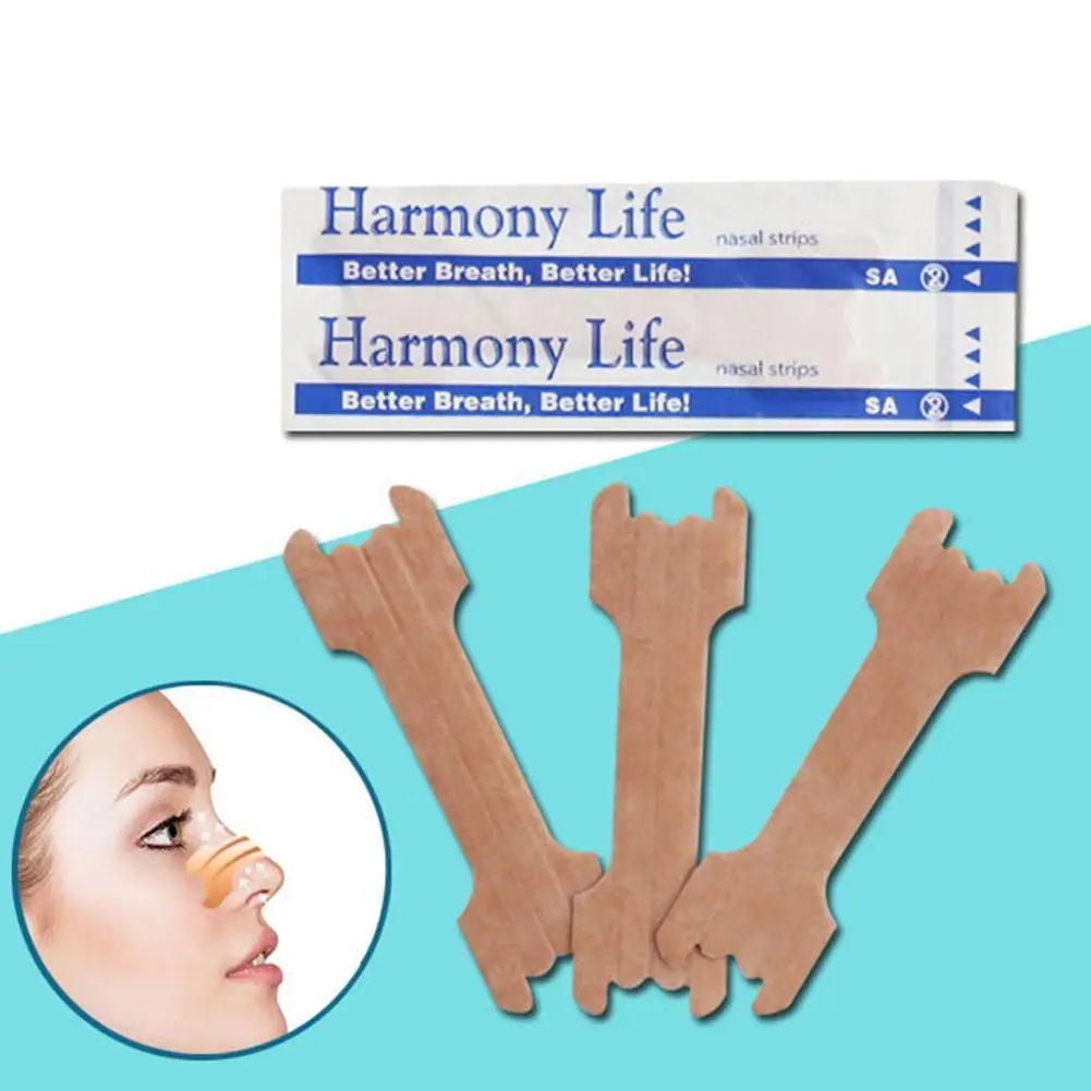 

10pcs/set Stop Snoring Nasal Strips Breathe Right Best Ventilation Supplies Way Anti-snoring Strip Easier Better Breath Sti E9D0