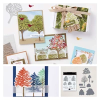trees spring stamps and dies new arrival 2021 scrapbook diary decoration stencil embossing template diy greeting card handmade