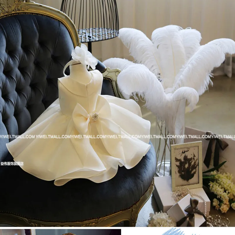 Детские платья с бантом для девочек Gown1st платье на день рождения маленьких