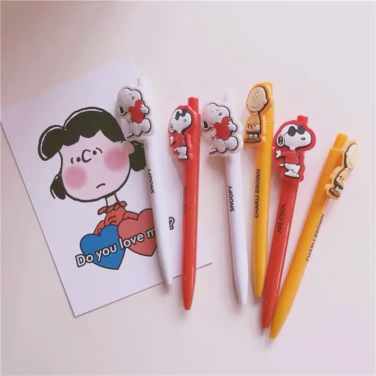 Peanuts Rogue Dog гелевая ручка креативная кавайная мультяшная нейтральная ручка милый пресс 0,5 мм черная чернильная ручка фирменная ручка Канцелярия для учеников