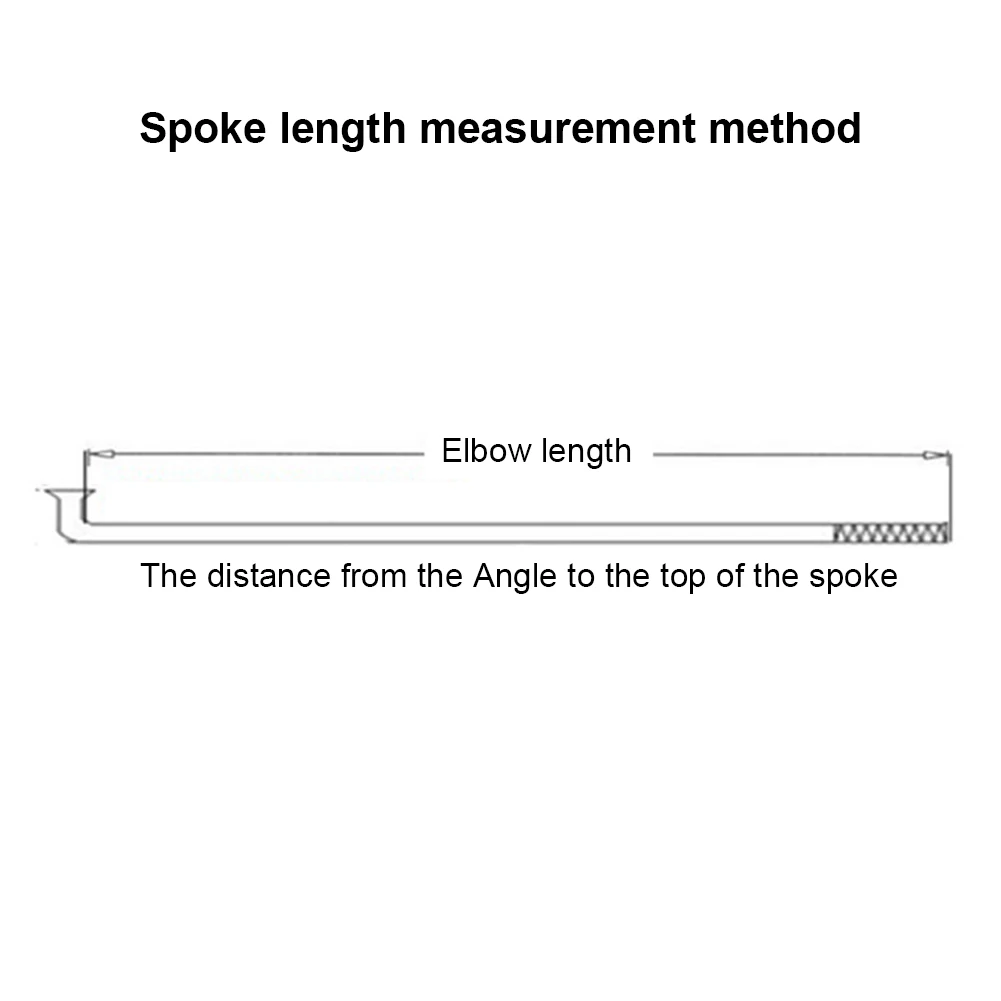 

16Pcs 251mm-269mm MTB Mountain Bicycle Bike Spokes Cycling Wheel Steel Radius Knitting Needle with Caps Suitable 32-hole Hub