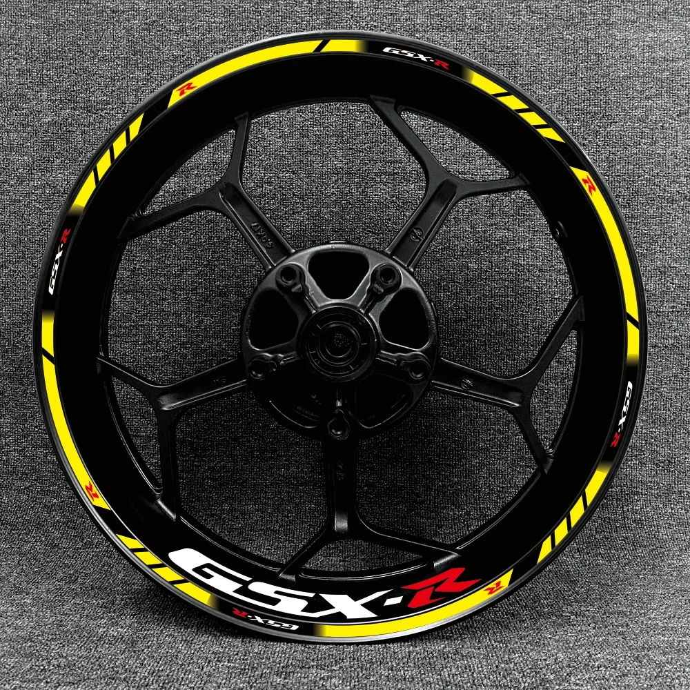 

For Suzuki 17 Inch Motorcycle Front And Rear Wheel Hub Decal Decoration GSX-R GSX R RR S 250 600 650 750 1000 1300 Rim Sticker