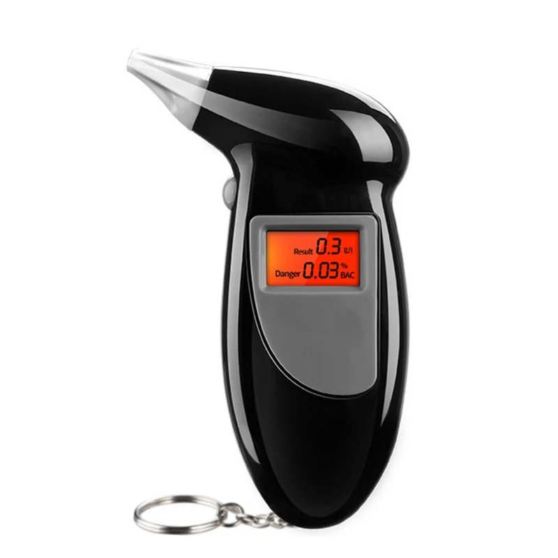 

2020 newest breath alcohol tester professional Breathalyzer With LCD Screen Digital Alcohol Detector Powered By USB Charger
