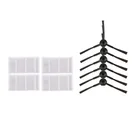 6 * боковая щетка робота и 4 * HEPA-фильтр для робота-пылесоса KITFORT и kt 518, для роботизированного пылесоса, в комплекте 6 шт.