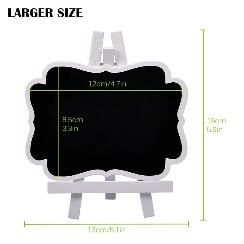 Малый мольберт для доски 10 шт. в деревянной рамке прямоугольная доска сообщений