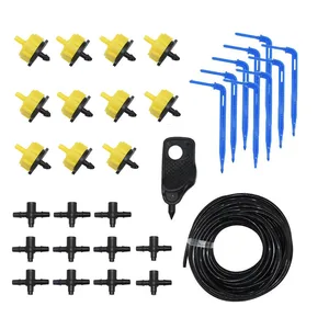 Теплица для капельного орошения 2L4L8L, 2-полосный комплект для капельного орошения, система полива сада, набор для полива горшечных растений, 20 комплектов