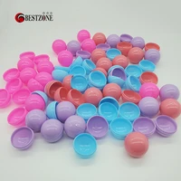 50100pcs 38mm macaron colorful plastic surprise ball capsules toy empty for vending machine in shilly egg balles drawing