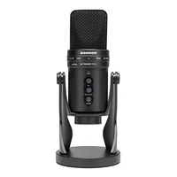 g track pro studio usb professional microphone with audio interface podcast streaming singing condenser tablet recording