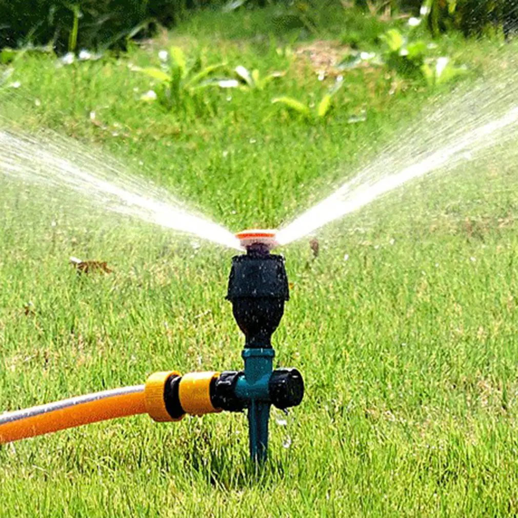 

Garden Lawn Irrigation System Rotating 360 Degree Adjustable Spray Direction Nozzle Base Sprinkler Lawn Sprinklers