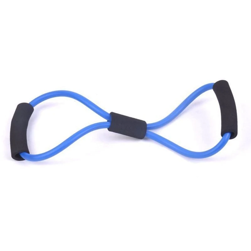 8 Shaped Fitness Elastic Rubber Loop Pull Rope Sports Band Tension Chest Harness Expander Yoga Pilates Belt | Спорт и развлечения