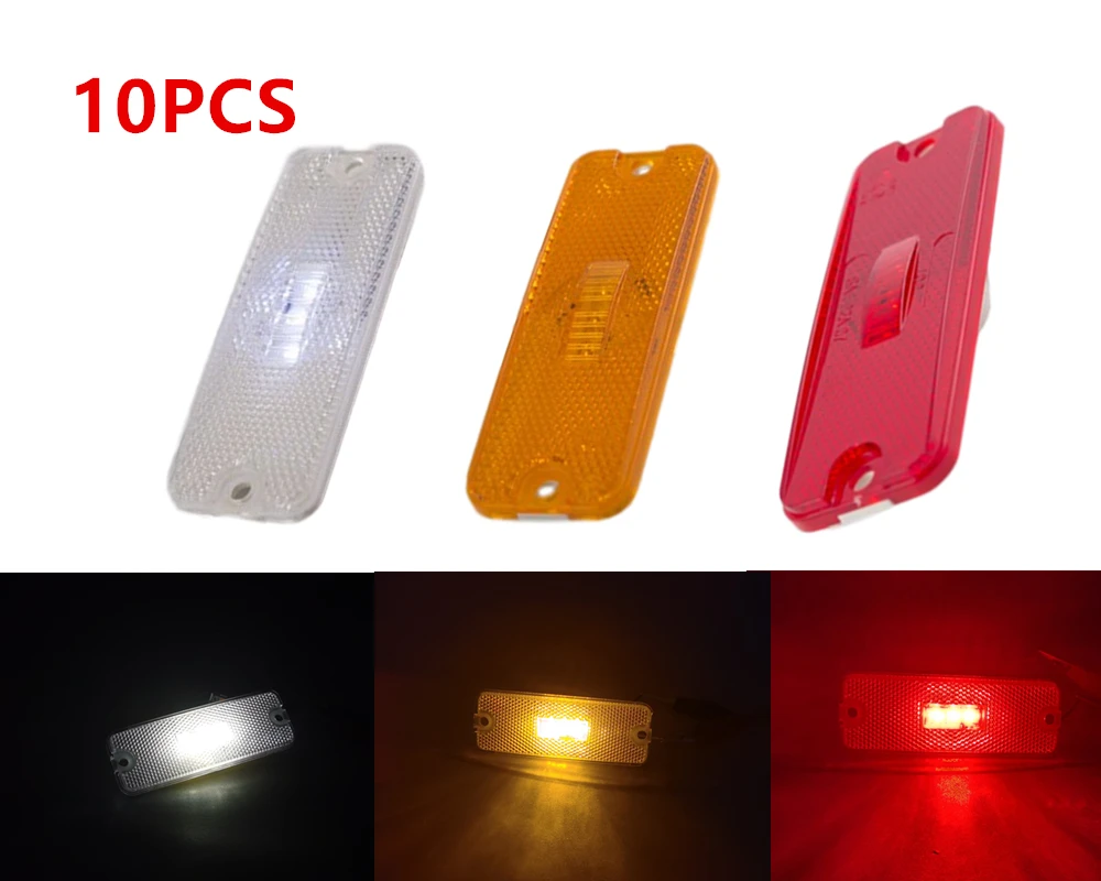 10x10 30 в 4*1 5 дюйма янтарно желтый светодиодный Прямоугольный Отражатель