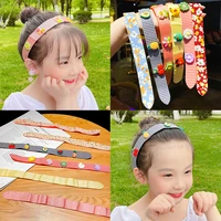 cute cartoon flower fruit hair band for children bangs magic stick hairbands kids girls lovely soft headbands hair accessories
