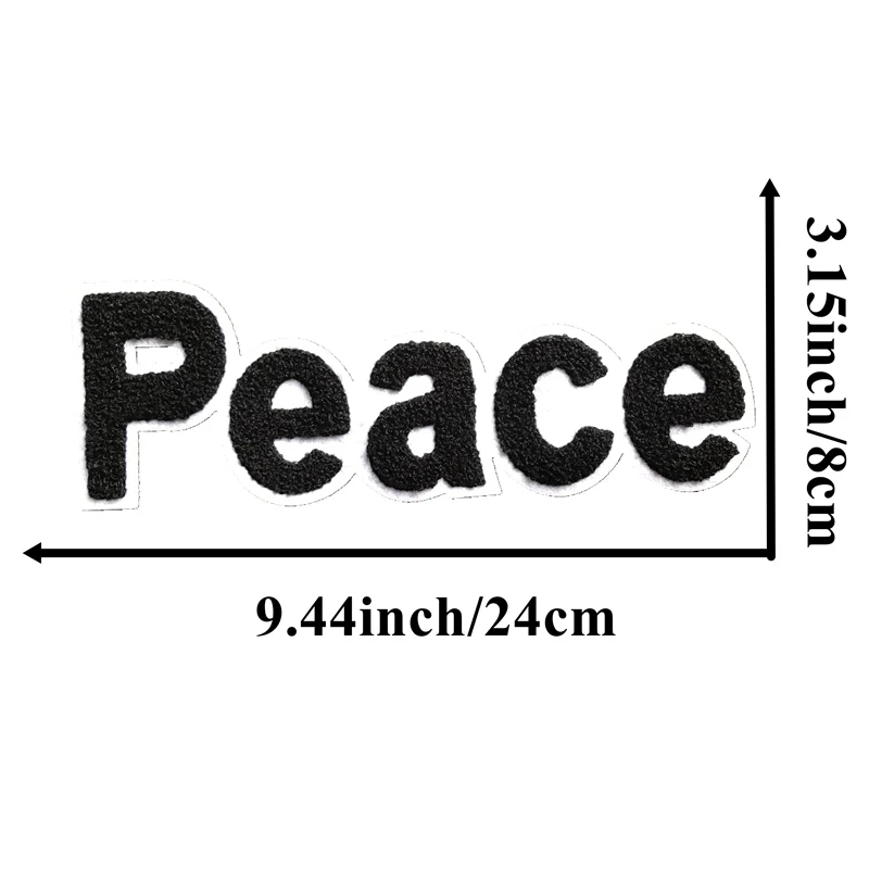 Черные нашивки с надписью Love Live Peace Good Vibes ROCK RoLL вышитые для одежды куртки