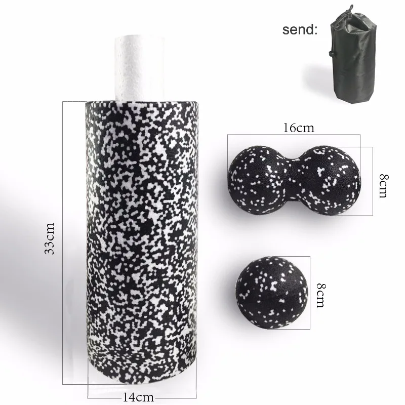 4 шт./компл. набор для йоги пенопластовый валик высокая плотность EPP арахис