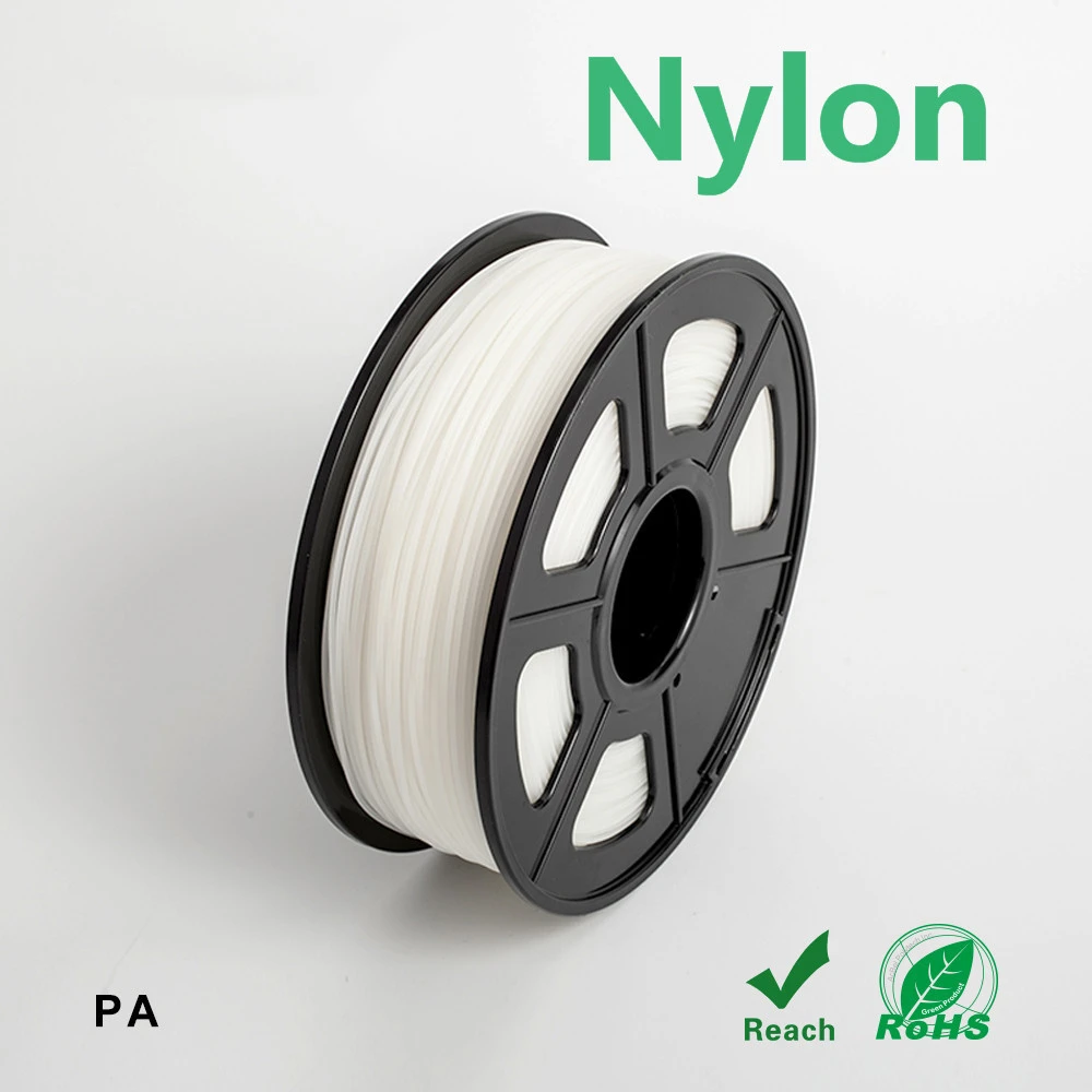 AW 3D Filament PA Nylon 1kg 1.75mm 2.2 LBS Transparent Good Toughness 100% No Bubble FDM 3D Printer Printing Material with Spool