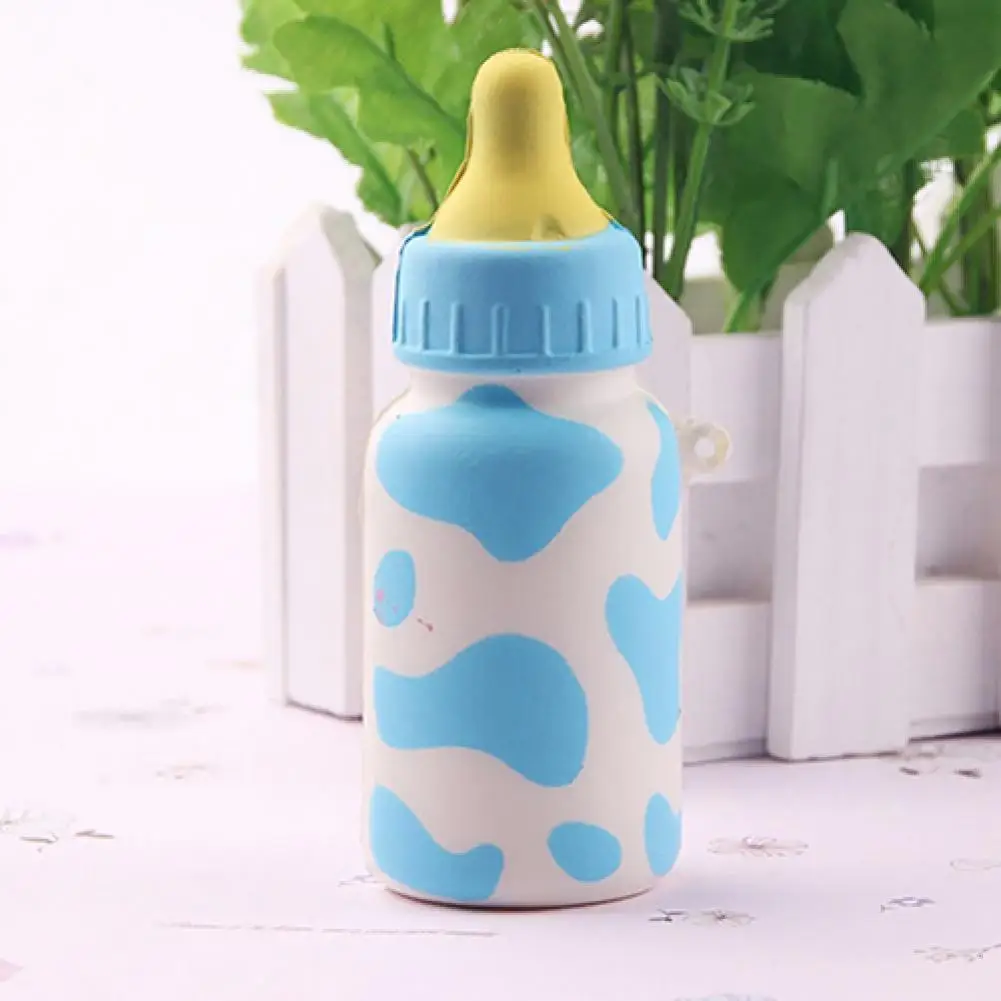 

Feeding Bottle Toy Milk Cow Print Scented Children Playset for Cell Phone Charm