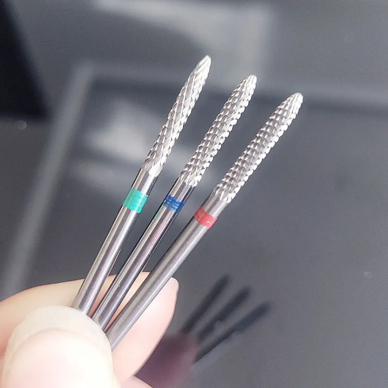 

KIMAXCOLA Carbide Nail Drill Bits Milling Cutters Rotary Burr Bits For Manicure Pedicure Electric Machine Accessories Nail Tools