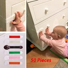 50 шт.лот безопасные пластиковые замок для защиты от детей Товары для дверей шкафа Saft инструменты для дверей шкафа ящиков холодильника