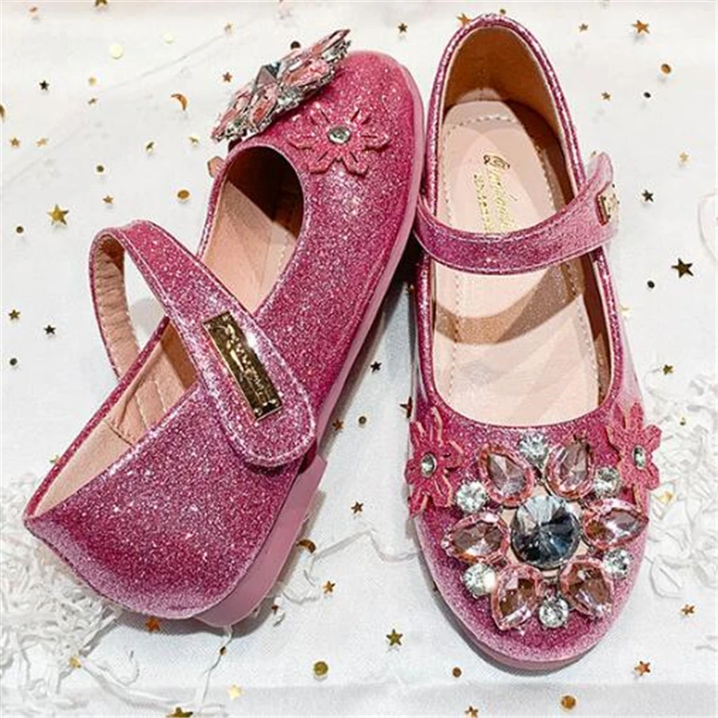 

New Dress Princess Children Shoes Student Performance Dance Shoes Girls Baby Spring/Autumn Toddler Kids Flats 02