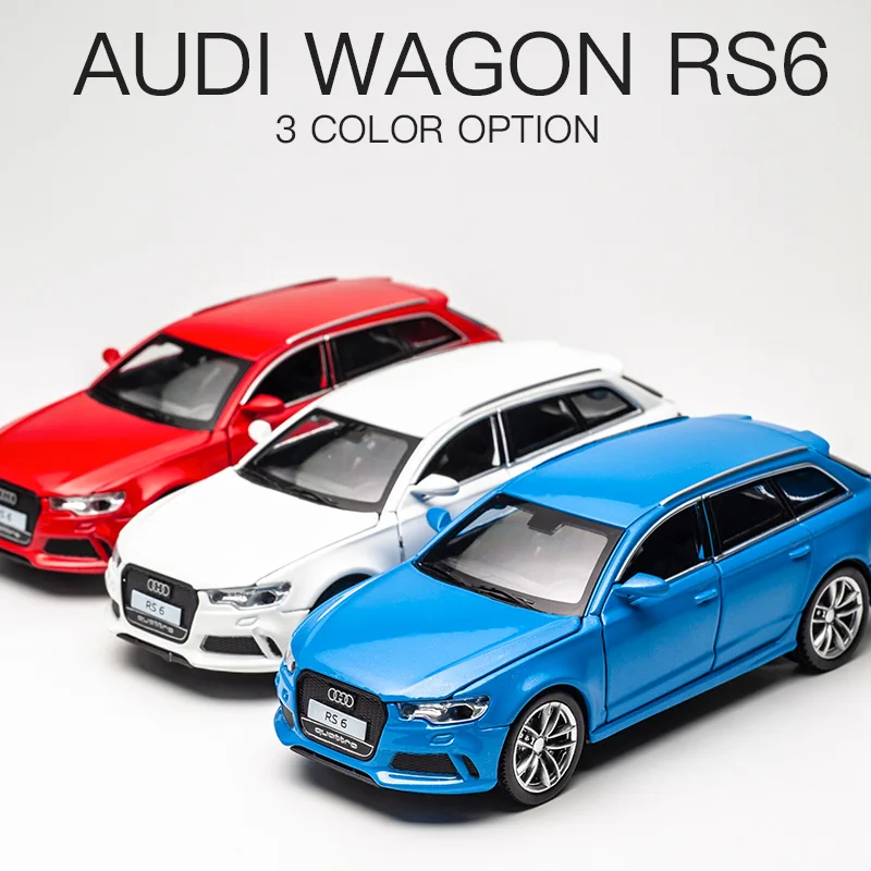 

Nicce Free Shipping New 1:32 Audi RS6 Car Model Alloy Car Die Cast Toy Car Model Pull Back Children's Toy Collectibles